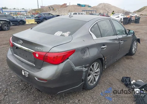 2015 Infiniti Q50 z USA, uszkodzony, nr VIN JN1BV7AR7FM404210